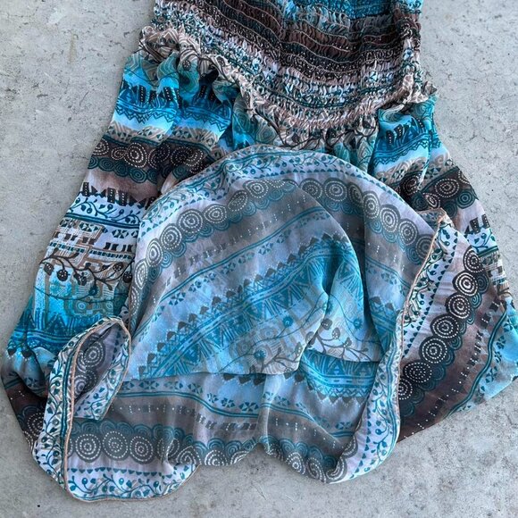 Vintage 90s Y2K Sheer Tube Top Shirt Made in USA - Picture 4 of 6